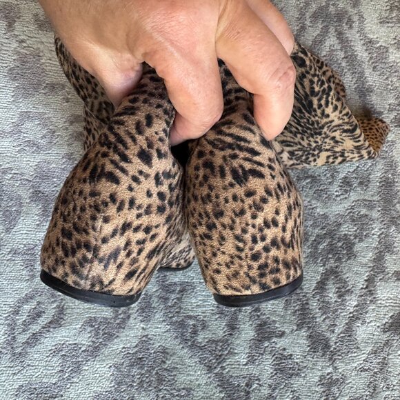 Stuart Weitzman Animal Print Over-The-Knee Boots - Picture 8 of 11
